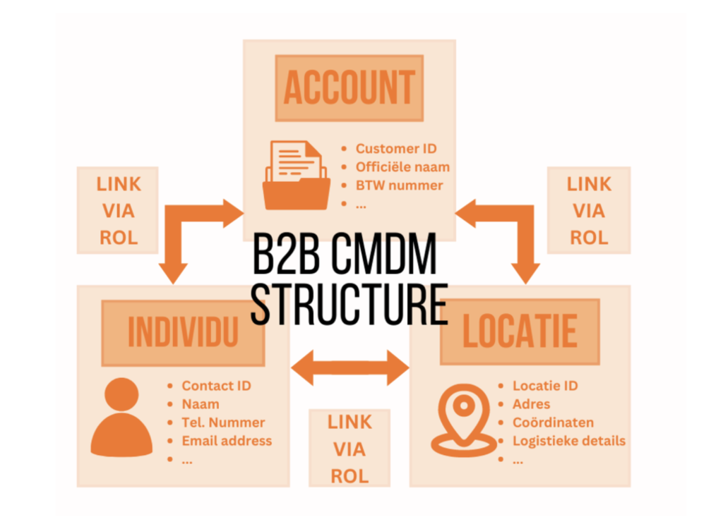 B2B CMDM structure